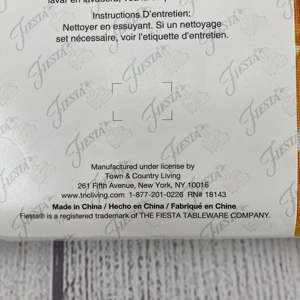 Fiesta Tableware Tablecloth 70
